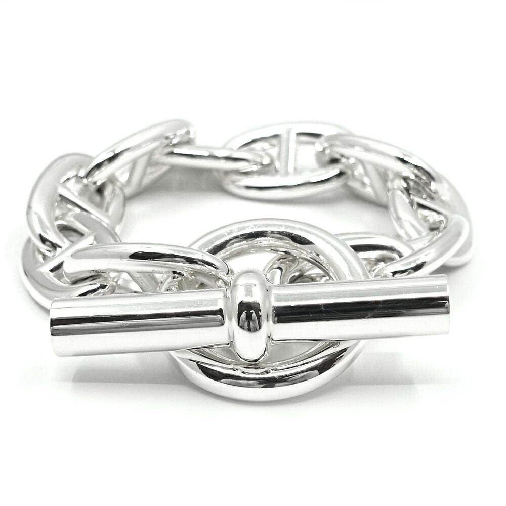 Hermes Chaine D'ancre TGM Bracelet 10 Pieces Silver Chain