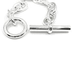 Hermes Chaine D'ancre TGM Bracelet 10 Pieces Silver Chain — view 7