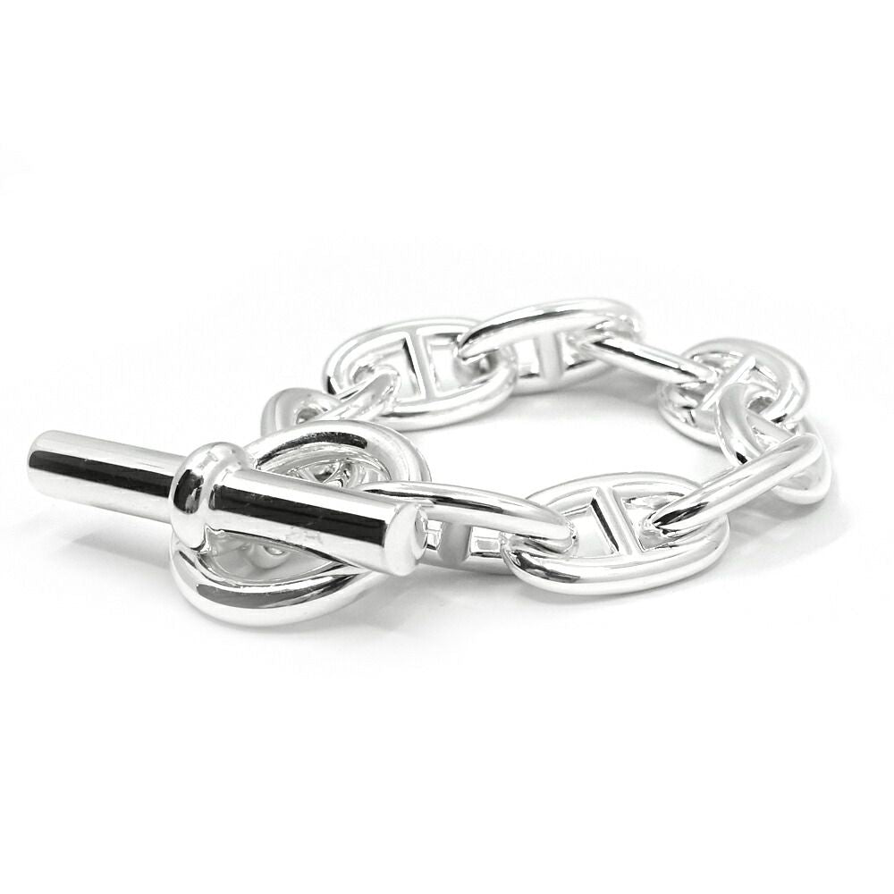 Hermes Chaine D'ancre TGM Bracelet 10 Pieces Silver Chain — view 3