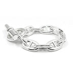 Hermes Chaine D'ancre TGM Bracelet 10 Pieces Silver Chain — view 4