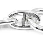 Hermes Chaine D'ancre TGM Bracelet 10 Pieces Silver Chain — view 8