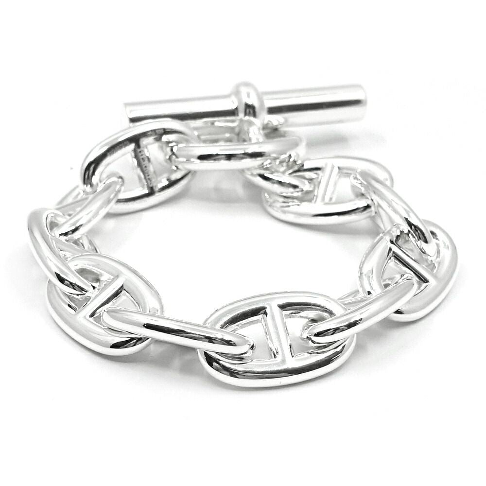 Hermes Chaine D'ancre TGM Bracelet 10 Pieces Silver Chain — view 5