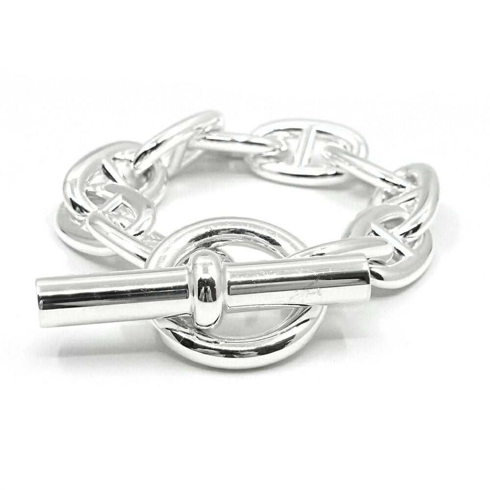 Hermes Chaine D'ancre TGM Bracelet 10 Pieces Silver Chain