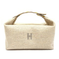 Hermes Brid-a-brac GM Carre Handbag Pouch Seigle Beige