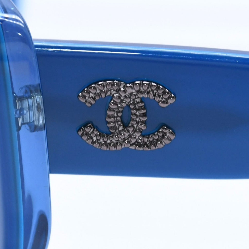 Chanel Sunglasses Eyewear CC Logo Blue — view 6