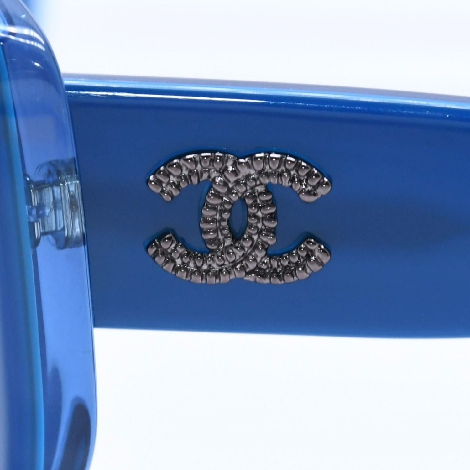 Chanel Sunglasses Eyewear CC Logo Blue — view 6