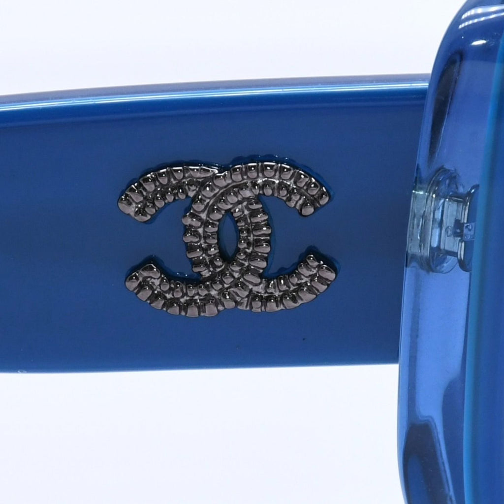 Chanel Sunglasses Eyewear CC Logo Blue — view 7
