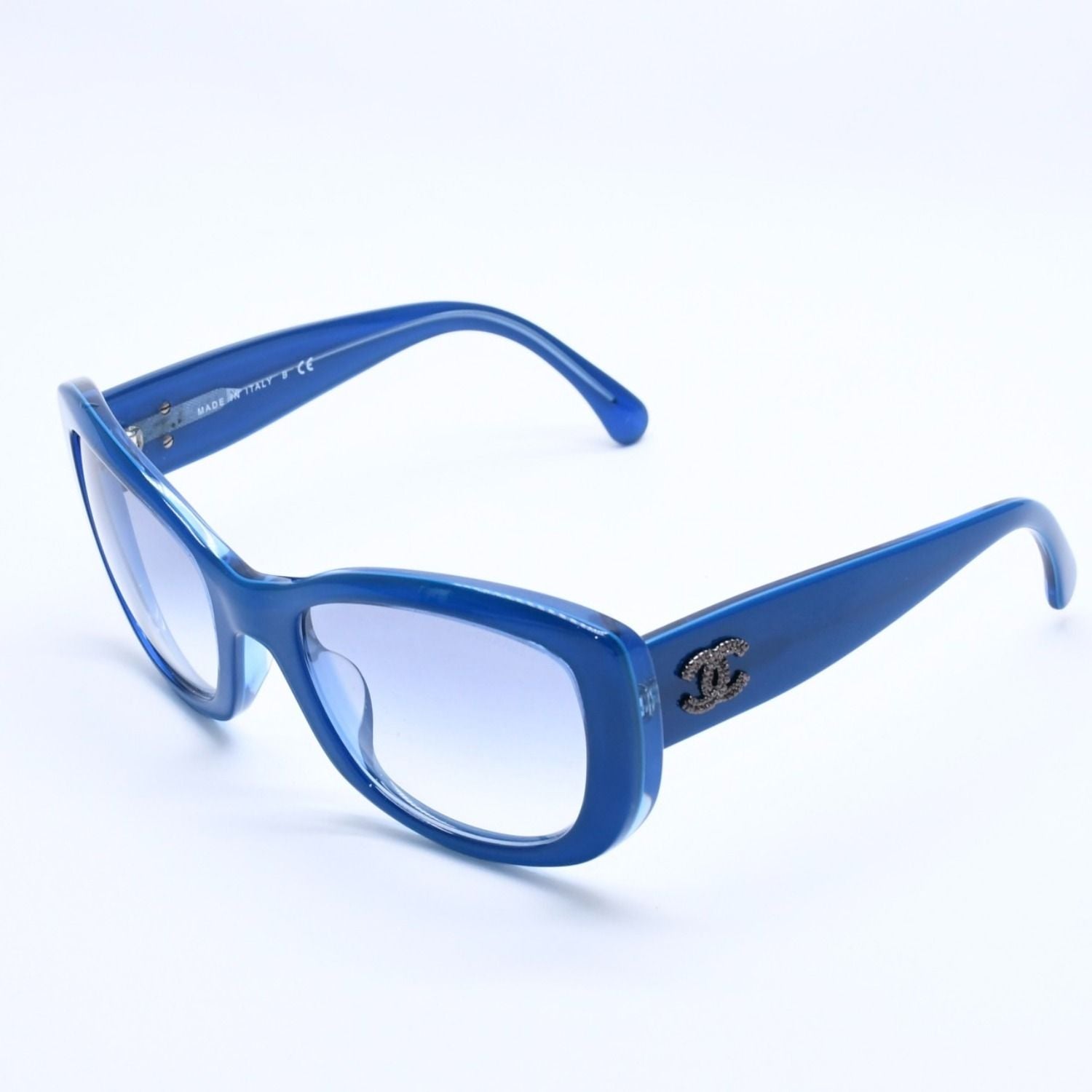 Chanel Sunglasses Eyewear CC Logo Blue — view 2
