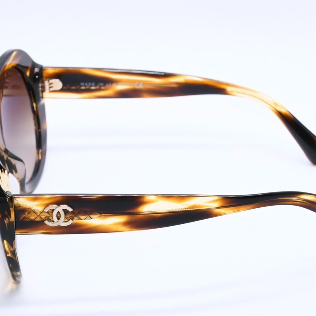 Chanel Sunglasses Eyewear S5 CC Logo Tortoiseshell — view 5