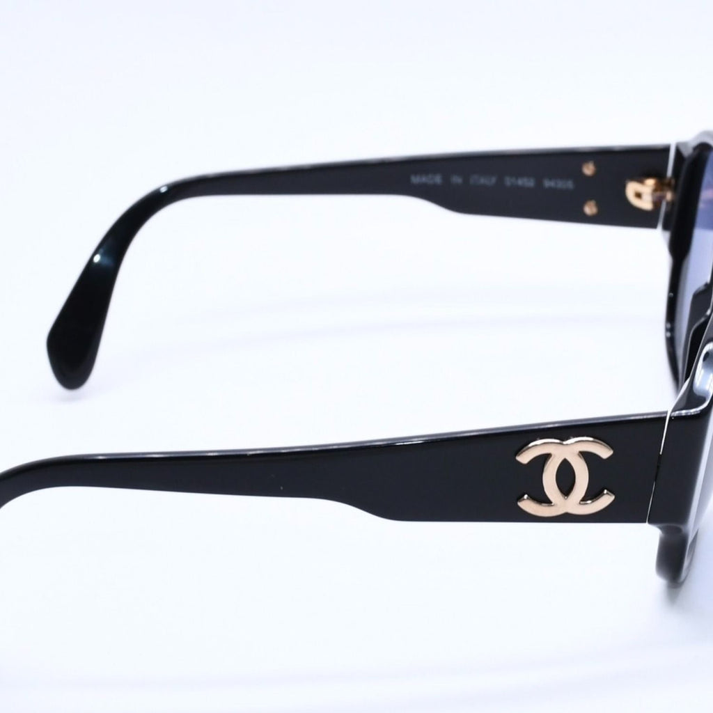 Chanel Sunglasses Eyewear CC Logo Acetate Black — view 6