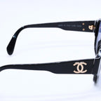 Chanel Sunglasses Eyewear CC Logo Acetate Black — view 6