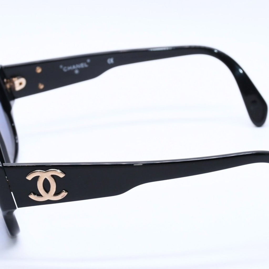 Chanel Sunglasses Eyewear CC Logo Acetate Black — view 7