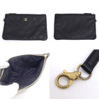 Chanel Small 2-Way Bag Hand Shoulder Caviar Leather Black Gold — view 9
