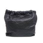 Chanel Small 2-Way Bag Hand Shoulder Caviar Leather Black Gold — view 2