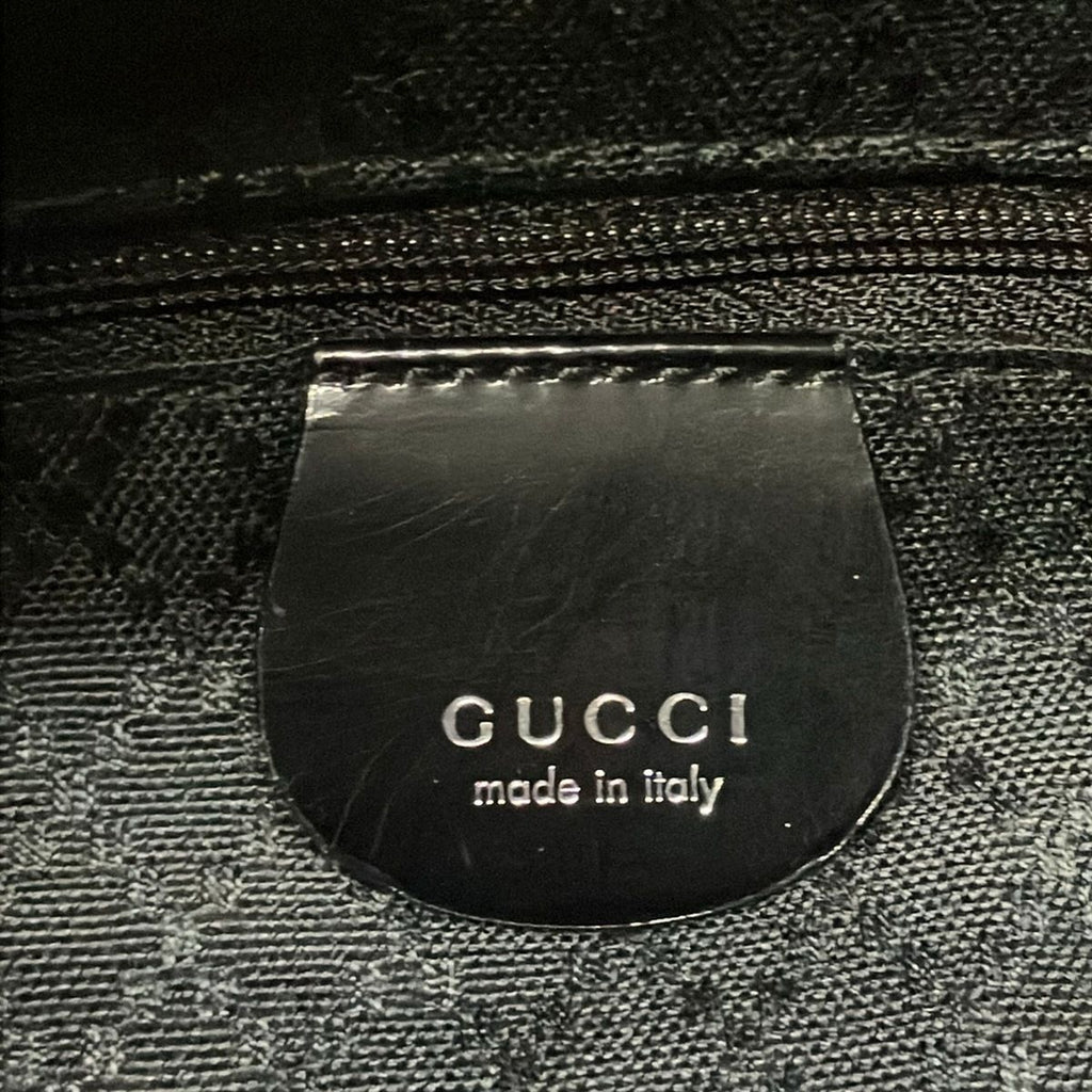 Gucci Handbag Bamboo Black Leather — view 8
