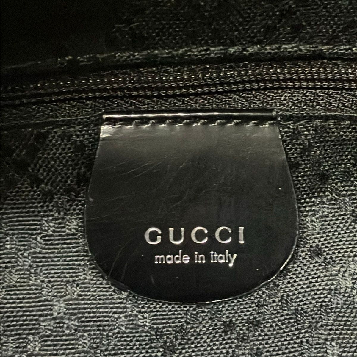 Gucci Handbag Bamboo Black Leather — view 8