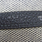 Hermes Tote Garden Party PM Toile Ash Black Gold — view 7