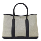 Hermes Tote Garden Party PM Toile Ash Black Gold — view 2