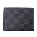 Louis Vuitton Card Case Damier Graphite Business Holder Black — view 2