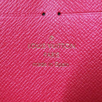 Louis Vuitton Wallet Monogram Zippy Grenade Brown Pink Zip Around — view 5