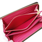 Louis Vuitton Wallet Monogram Zippy Grenade Brown Pink Zip Around — view 7