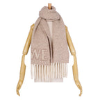 Loewe Scarf Shawl Fringe Alpaca Wool Heli — view 4