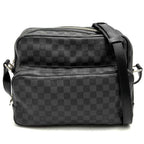 Louis Vuitton Damier Graphite Io Shoulder Bag Canvas Black — view 2