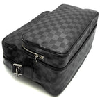 Louis Vuitton Damier Graphite Io Shoulder Bag Canvas Black — view 5