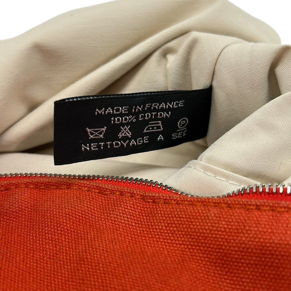 Hermes Pouch Orange Brown — view 6