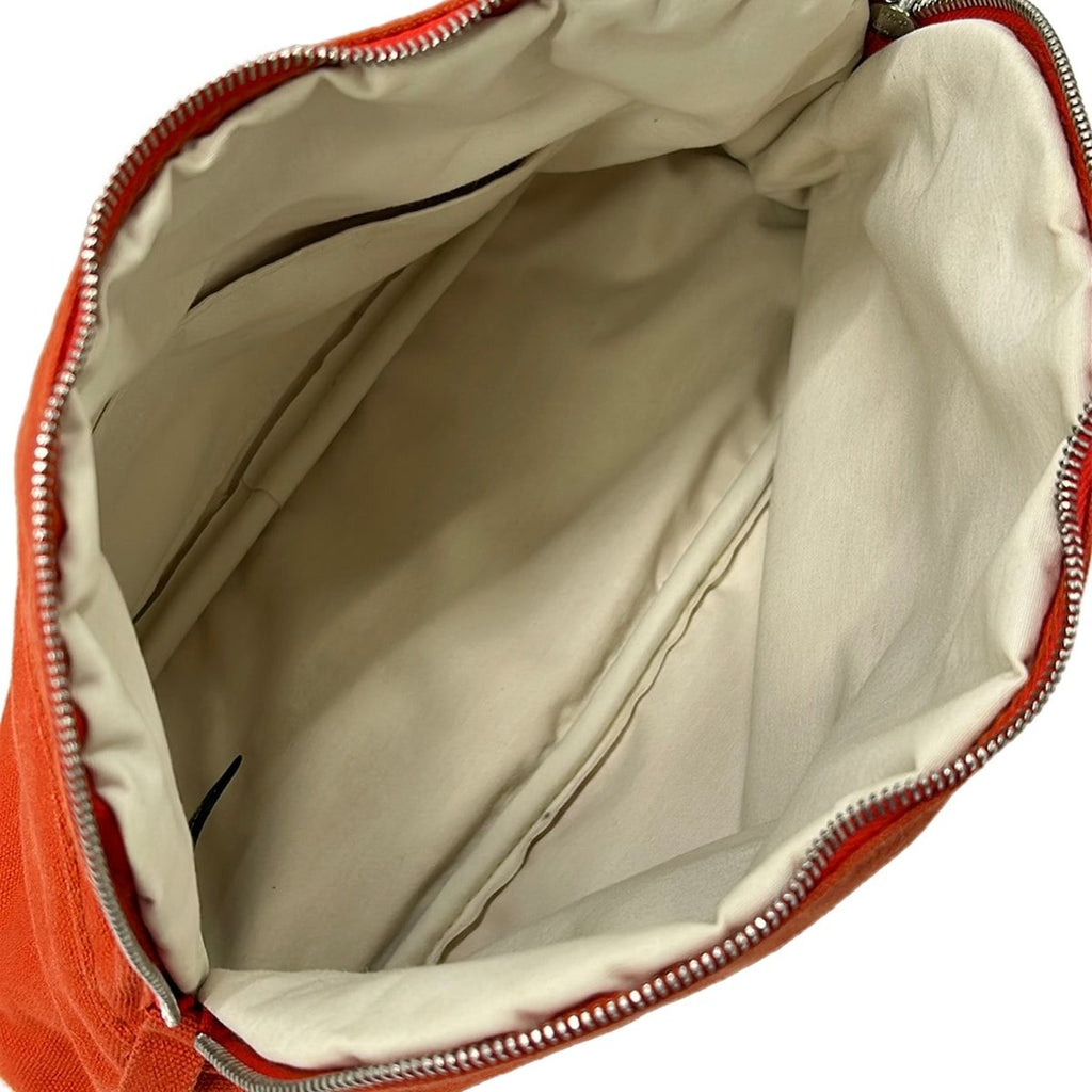 Hermes Pouch Orange Brown — view 4