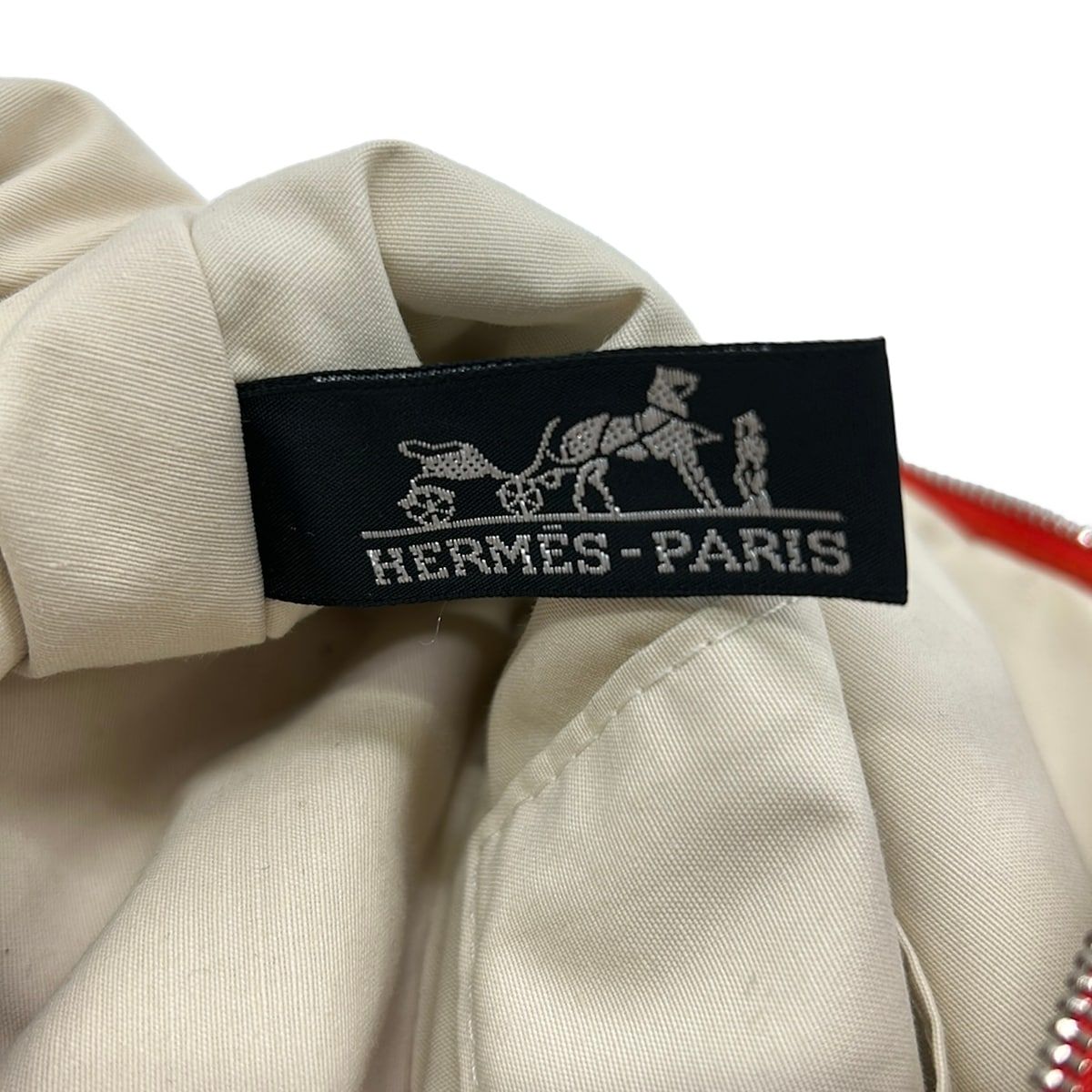Hermes Pouch Orange Brown — view 5