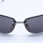 Fendi Half Rim Sunglasses Eyewear 060 Belt Temple Black — view 8