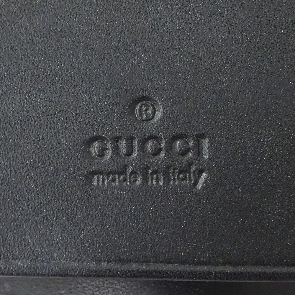 Gucci Key Case 6 Key GG Canvas Black Logo Key Holder — view 5