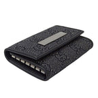 Gucci Key Case 6 Key GG Canvas Black Logo Key Holder — view 3