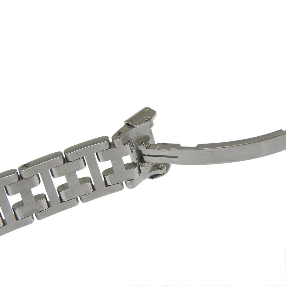 Hermes Clipper Stainless Steel Quartz Analog Display Gray Dial Watch — view 7