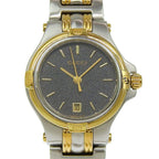 Gucci Stainless Steel Quartz Analog Display Black Dial Watch