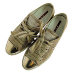 Prada Glitter Sneakers 36 Gold — view 6