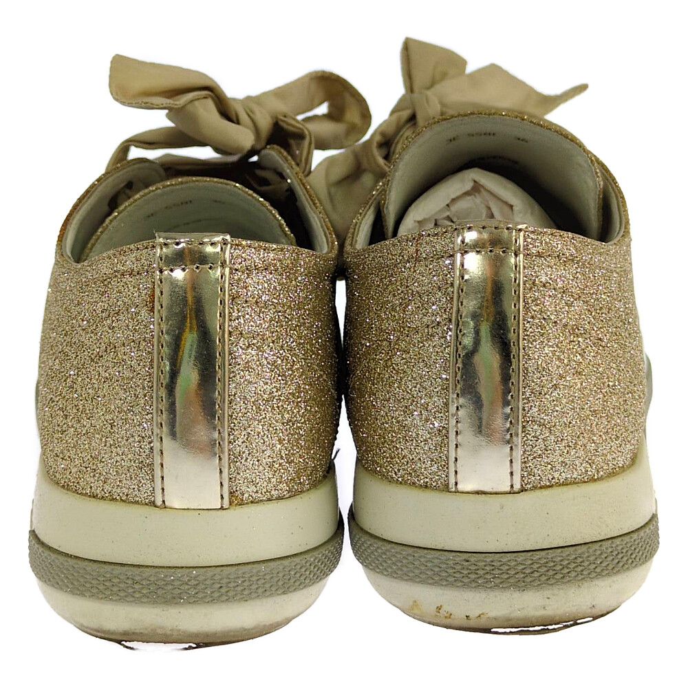 Prada Glitter Sneakers 36 Gold — view 3