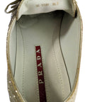 Prada Glitter Sneakers 36.5 Gold — view 7