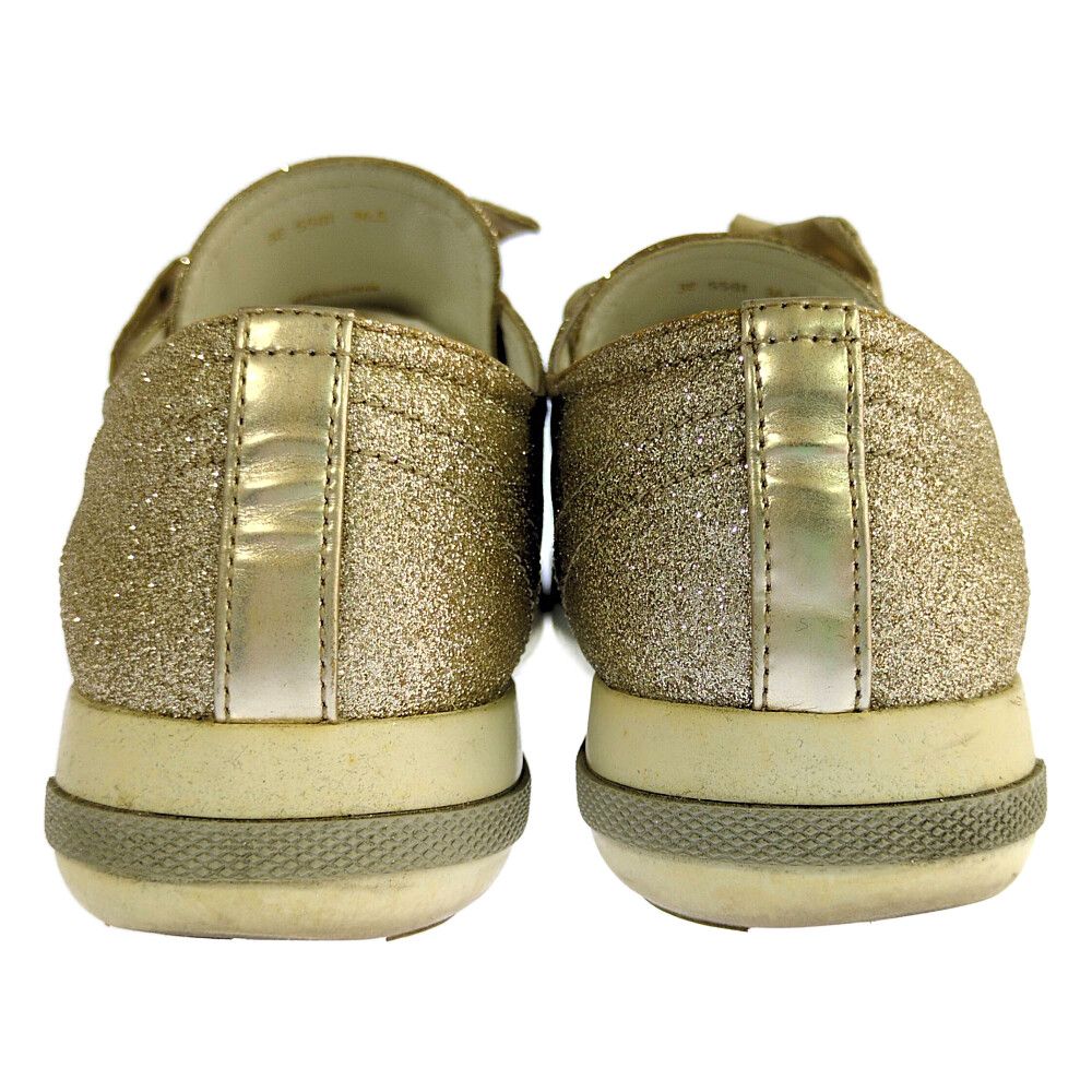 Prada Glitter Sneakers 36.5 Gold — view 3