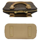 Louis Vuitton Alma BB Monogram 2-Way Bag Hand Shoulder Brown Gold — view 4