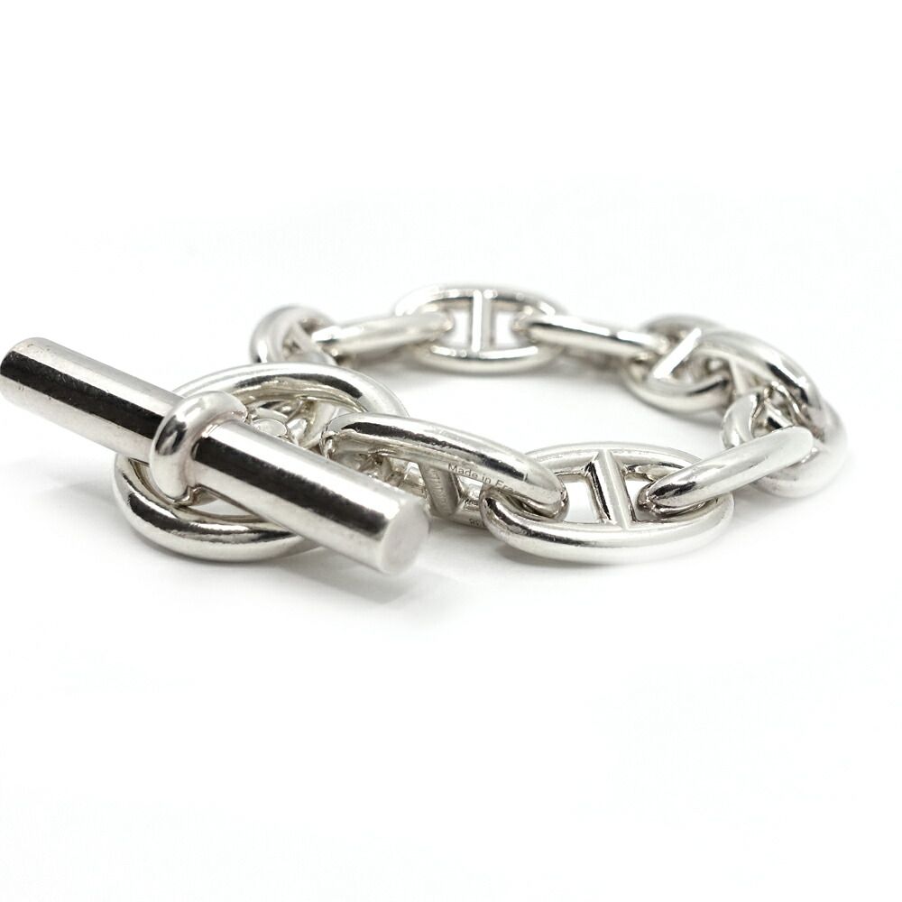 Hermes Chaine D'ancre GM Bracelet 11 Links Silver Chain — view 3