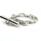 Hermes Chaine D'ancre GM Bracelet 11 Links Silver Chain — view 3