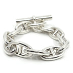 Hermes Chaine D'ancre GM Bracelet 11 Links Silver Chain — view 5