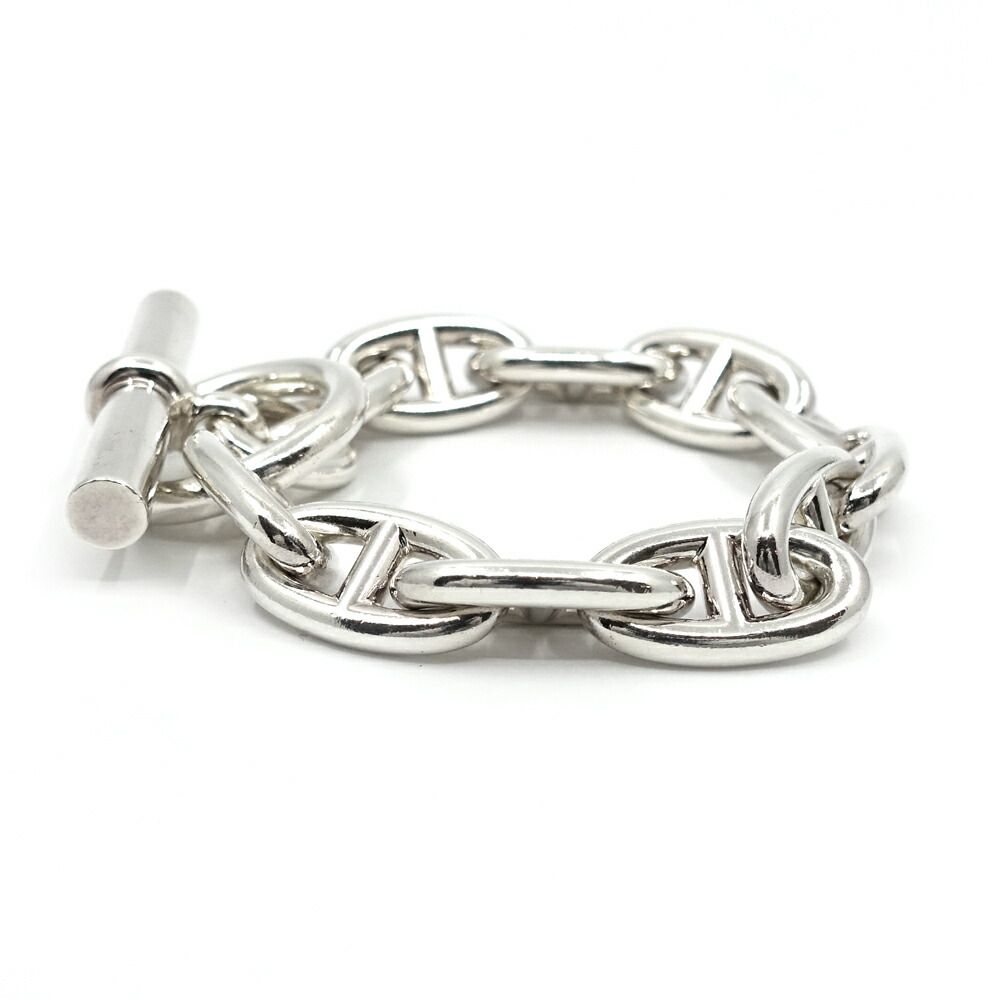 Hermes Chaine D'ancre GM Bracelet 11 Links Silver Chain — view 4