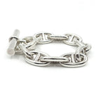 Hermes Chaine D'ancre GM Bracelet 11 Links Silver Chain — view 4