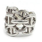 Hermes Chaine D'ancre GM 53 Ring Silver — view 5