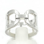 Hermes Chaine D'ancre 51 Ring Silver — view 2