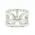 Hermes Chaine D'ancre 51 Ring Silver