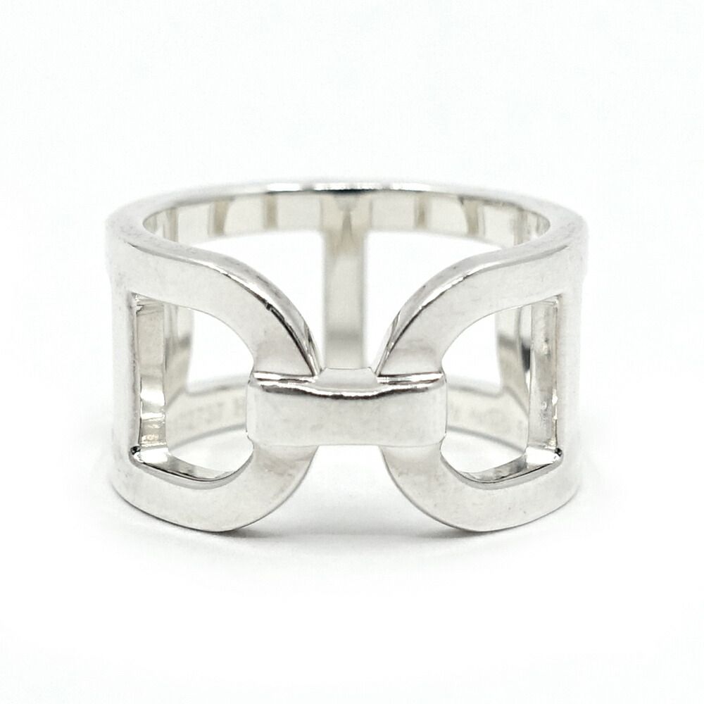 Hermes Chaine D'ancre 51 Ring Silver